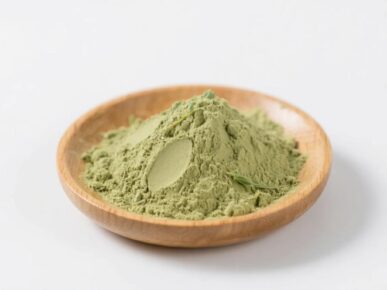 organic alfalfa grass powder