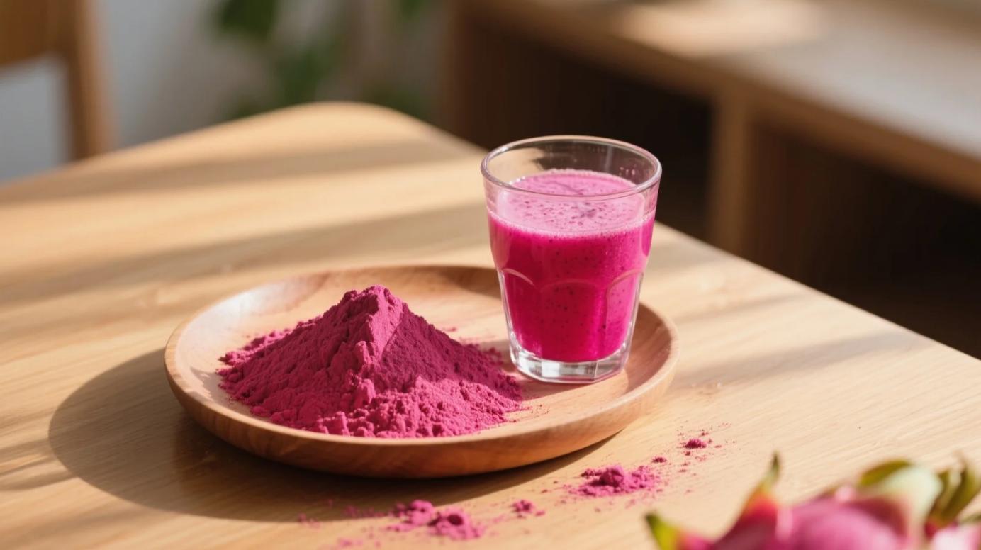 organic dragon fruit juice powder