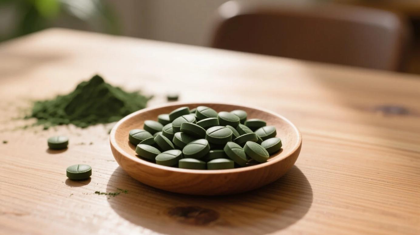 organic spirunlina powder & tablets