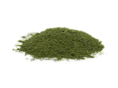 Polvo de hierba de alfalfa orgánica