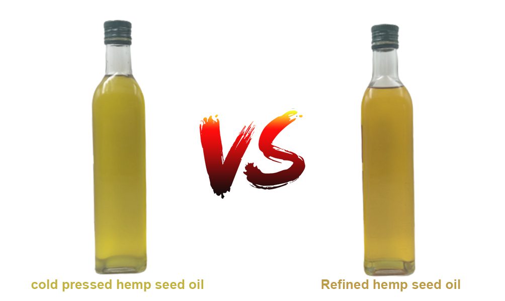 Olio di semi di canapa freddo vs olio di semi di canapa raffinato