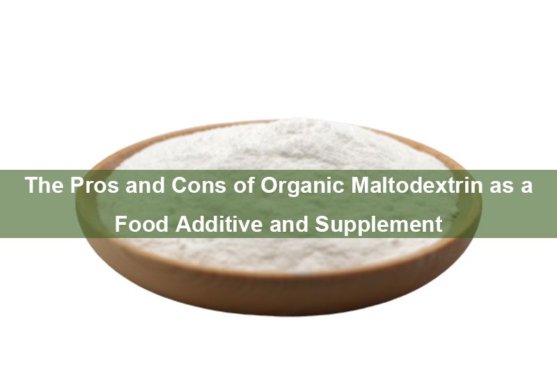 The Pros and Cons of Organic Maltodextrin as a Food Additive and Supplement