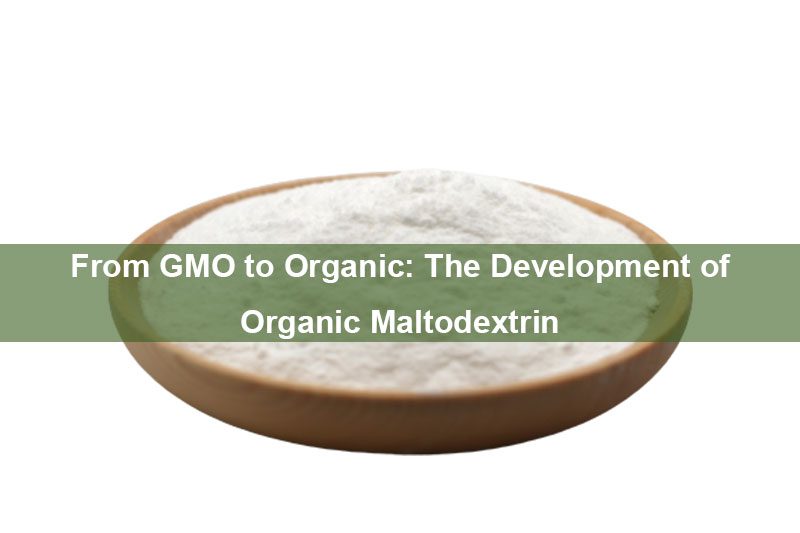 From GMO to Organic: The Development of Organic Maltodextrin