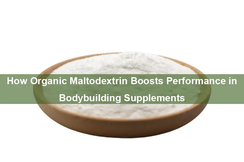 How Organic Maltodextrin Boosts Performance In Bodybuilding Supplements