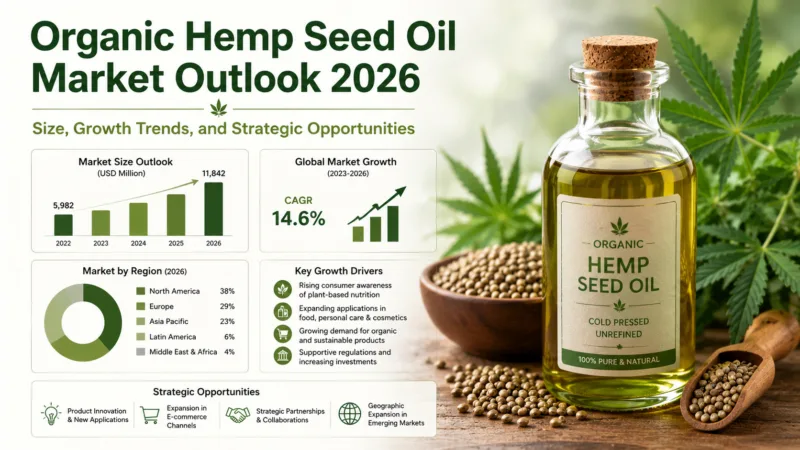 Organic Hemp Seed Oil Market Outlook 2026: Size, Growth Trends, And Strategic Opportunities Organic Hemp Seed Oil Market Outlook 2026 Size, Growth Trends, And Strategic Opportunities