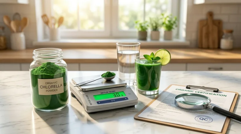 Organic Chlorella Powder: A Superfood With Pros And Cons Chlorella Safety, Dosage, Daily Use Guide, And Quality Verification