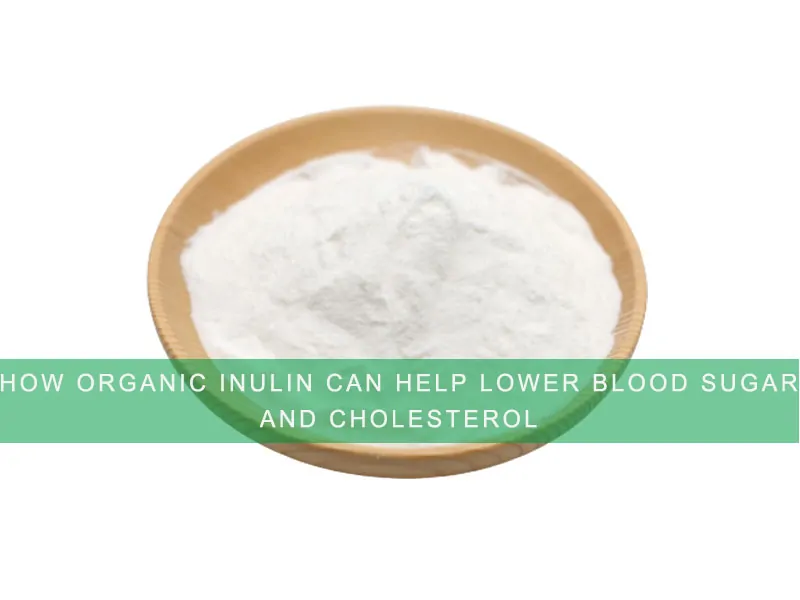 Cómo La Inulina Orgánica Puede Ayudar A Reducir El Azúcar Y El Colesterol En La Sangre