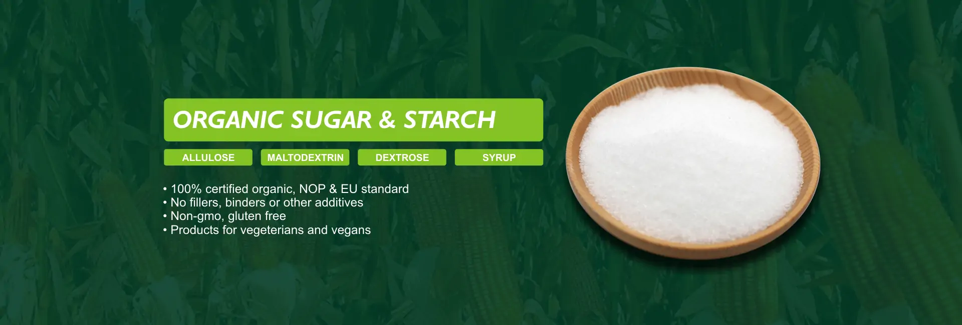 Organic Sugar &Amp; Starch
