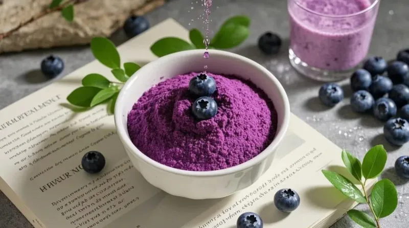 Unlock The Power Of The Forest: Organic Blueberry Powder, Nature'S Perfect Gift Organic Blueberry Powder, Nature'S Perfect Gift2
