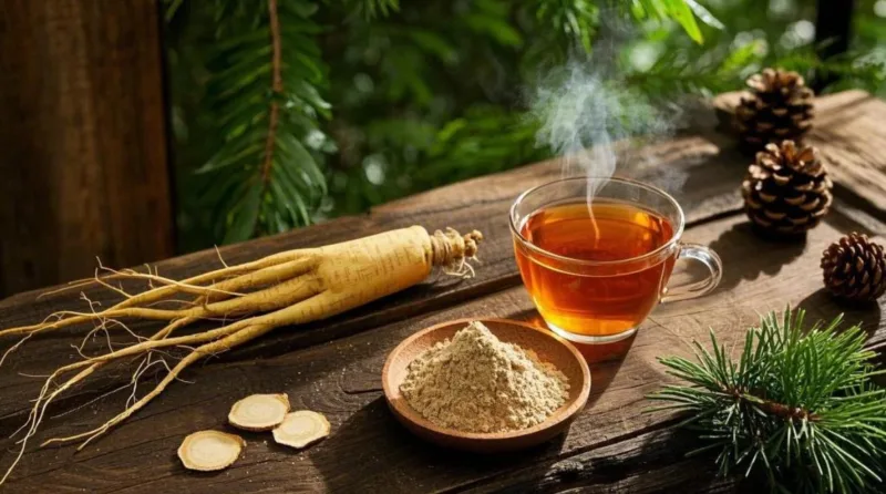 Organic Siberian Ginseng Powder 유기노 시베리아 인삼 가루
