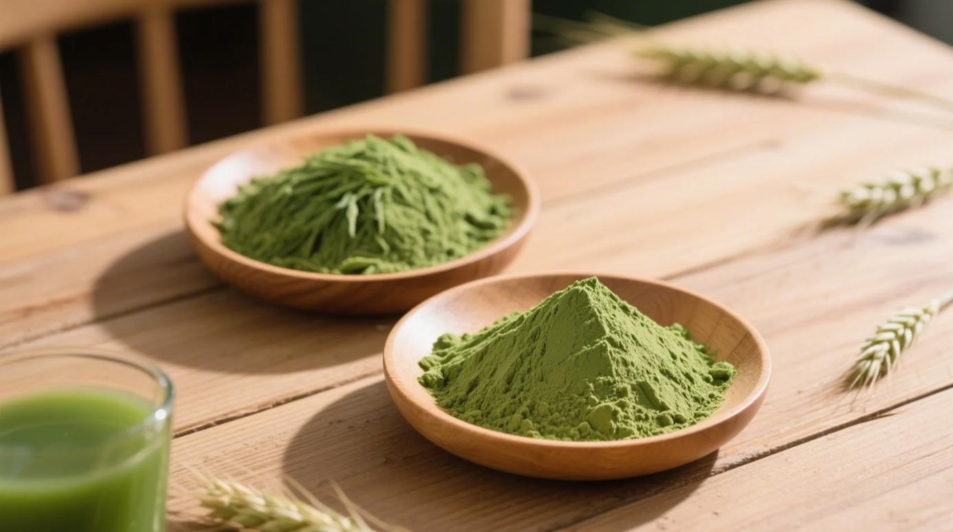 organic wheat grass juice powder & organic wheatgrass powder