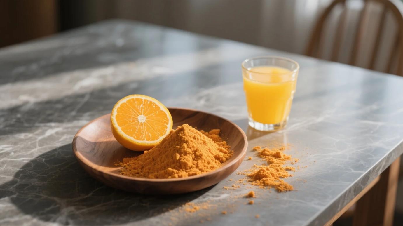 organic orange powder & juice