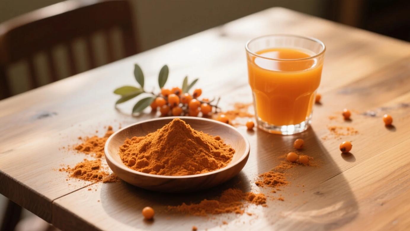 organic sea buckthorn powder & juice