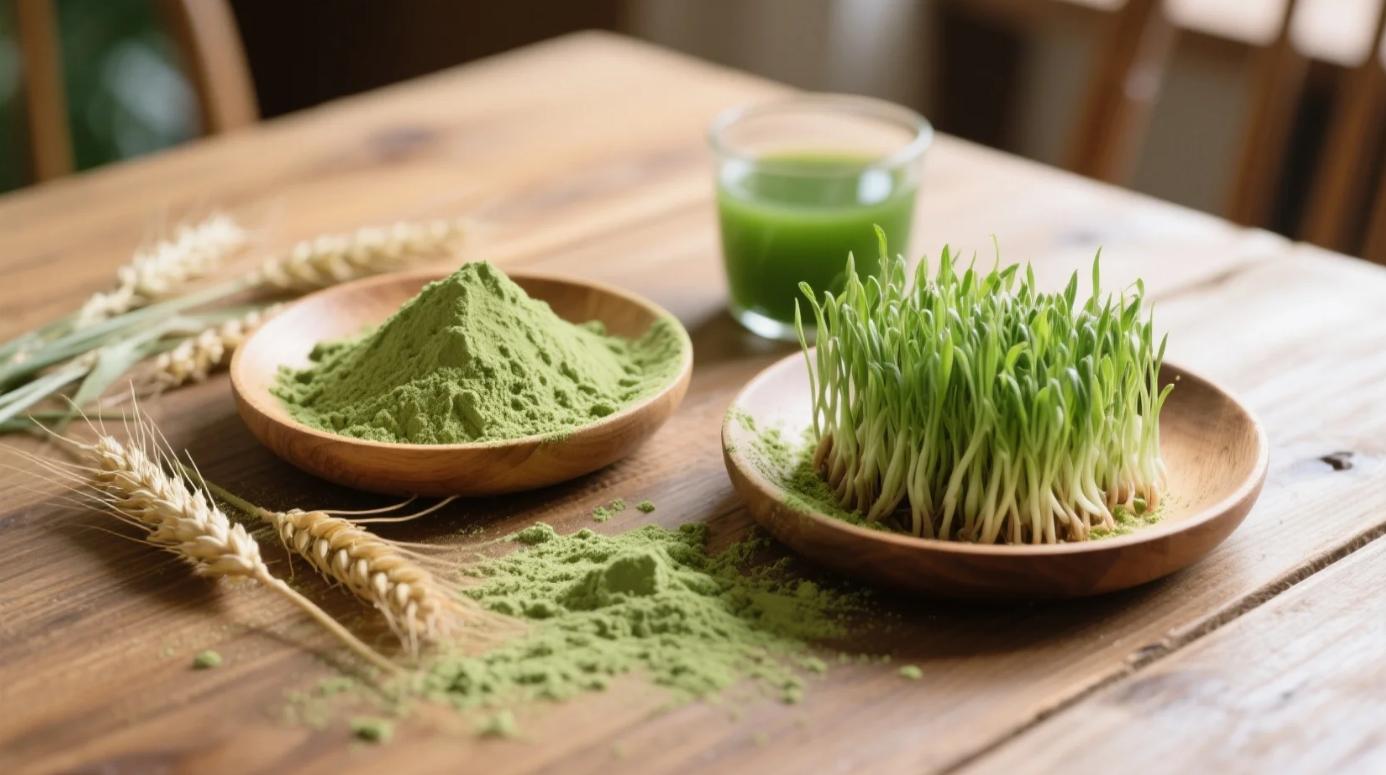 organic wheatgrass powder
