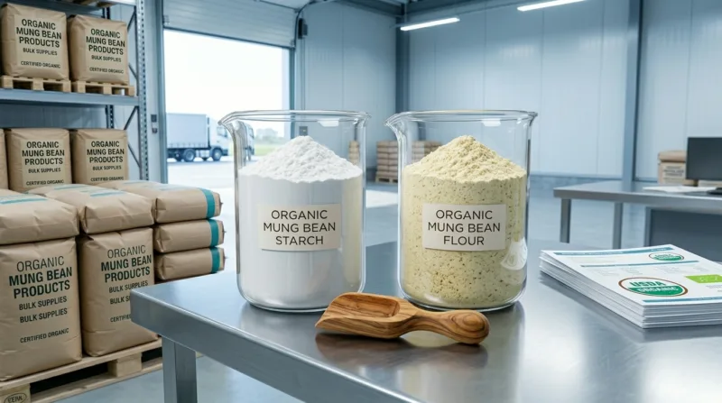 Mung Bean Starch Vs. Mung Bean Flour: Differences, Applications, And Organic B2B Sourcing Mung Bean Starch Vs. Mung Bean Flour Differences, Applications, And Organic B2B Sourcing