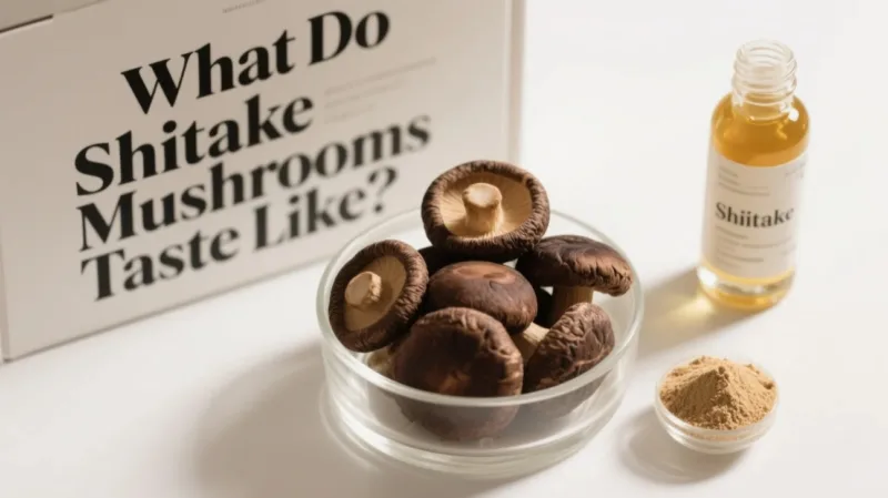 What Do Shiitake Mushrooms Taste Like? Organic Shiitake Powder &Amp; Extract Flavor Secrets What Do Shiitake Mushrooms Taste Like