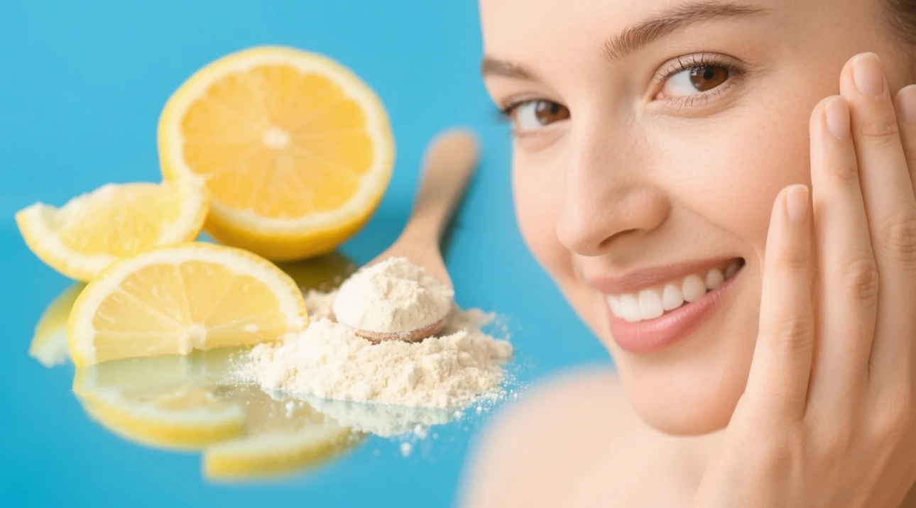 What are the benefits of lemon powder for skin