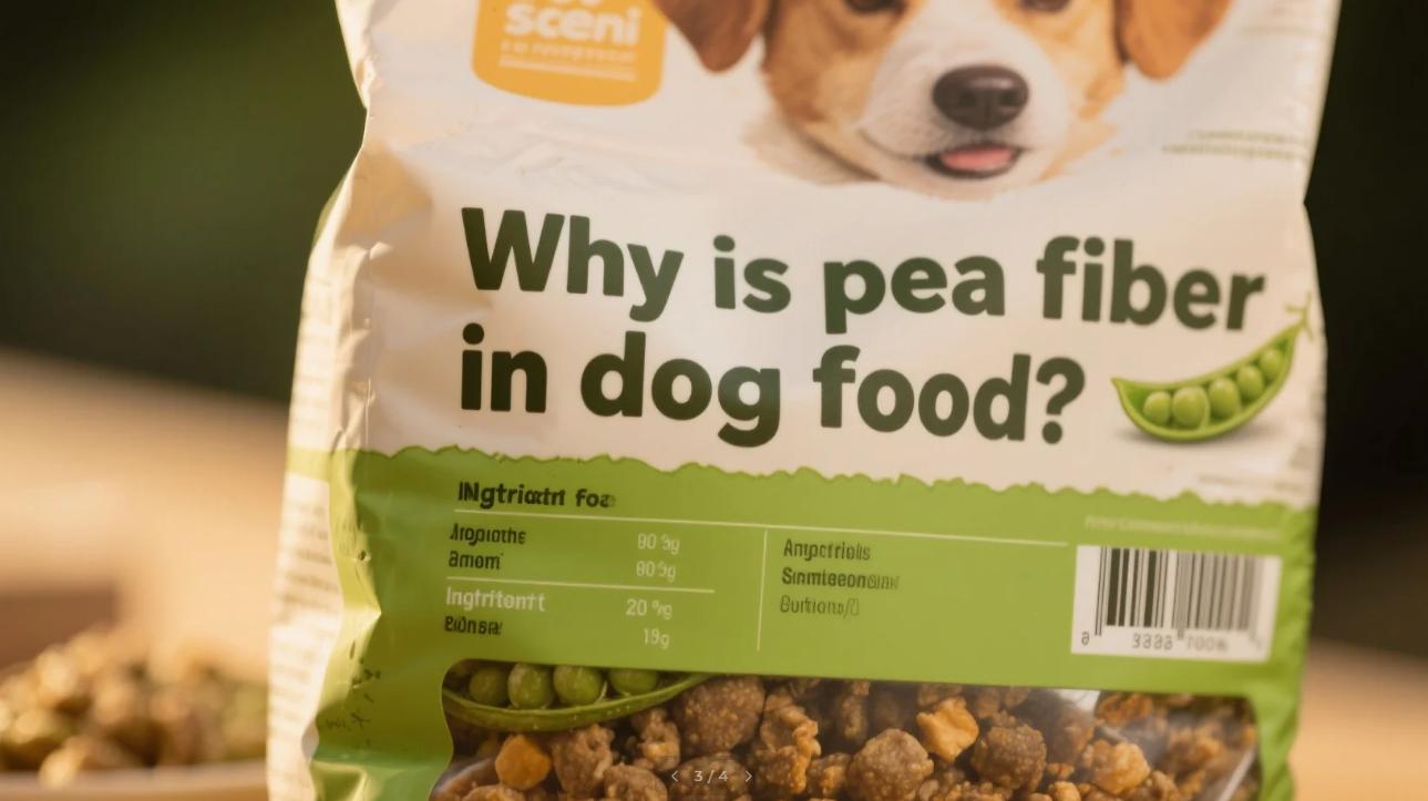 Why is pea fiber in dog food