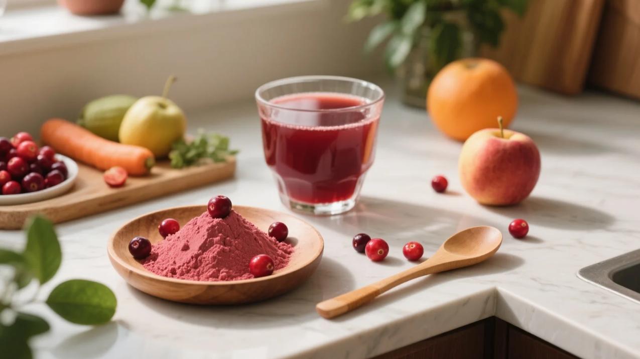organic cranberry juice powder & powder