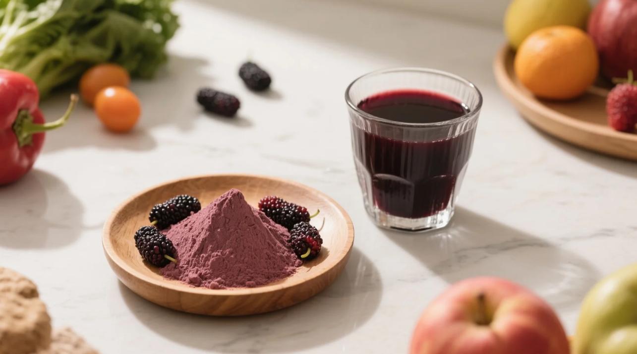 organic mulberry juice powder & powder