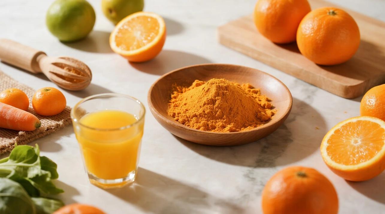 organic orange powder & juice powder