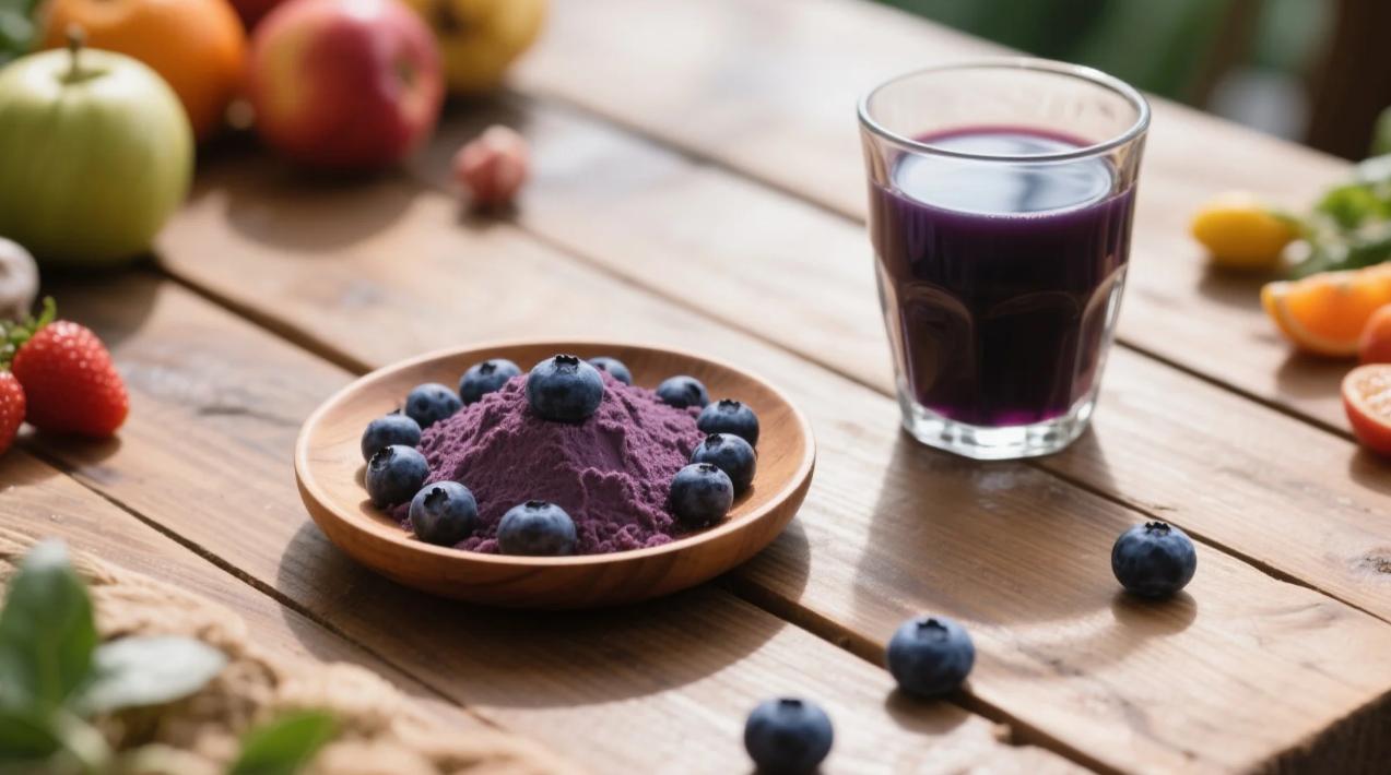 organic blueberry juice powder