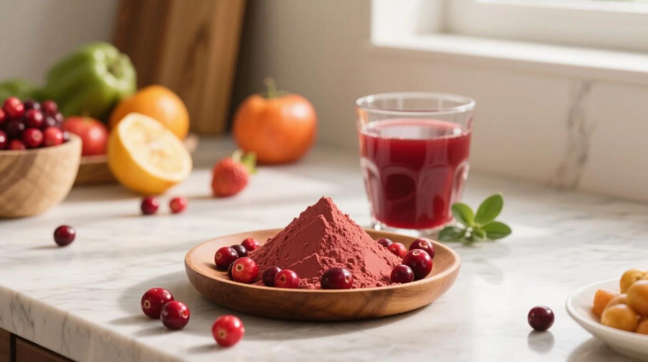 organic cranberry powder & juice