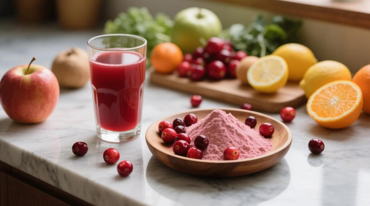 organic cranberry powder & juice