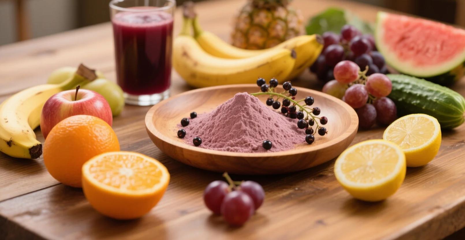 organic elderberry powder