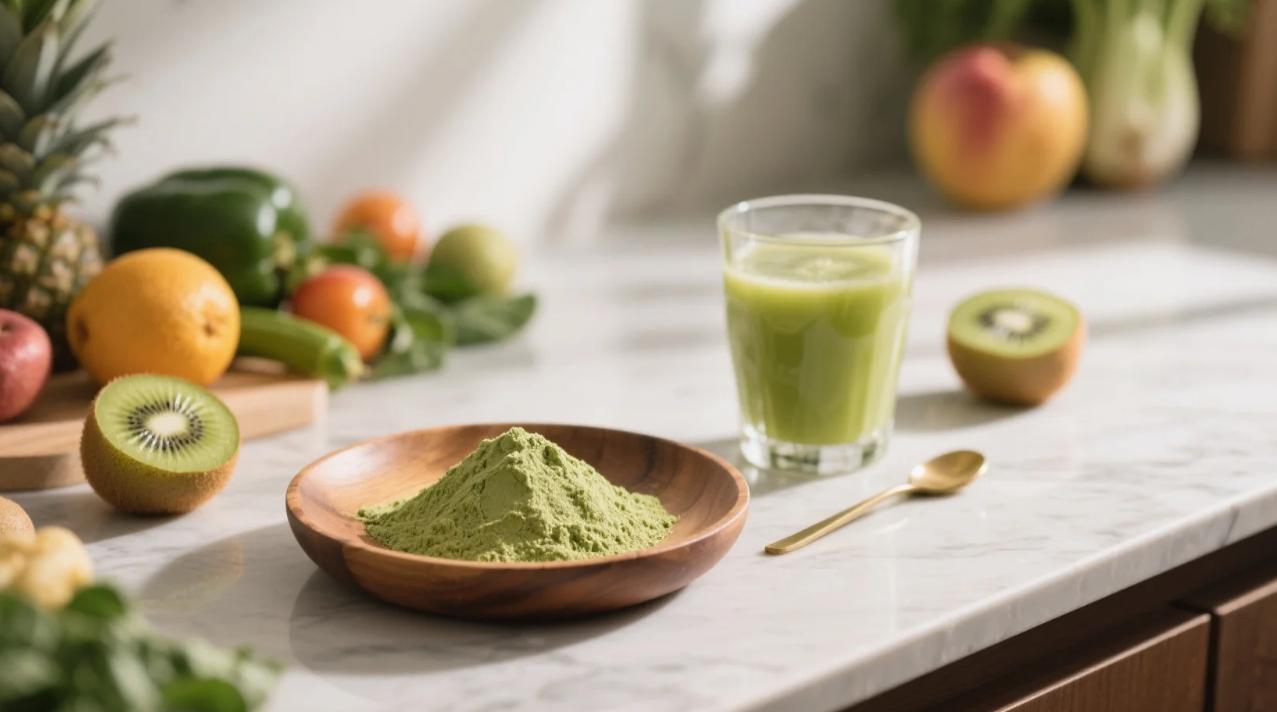 organic kiwi powder & juice
