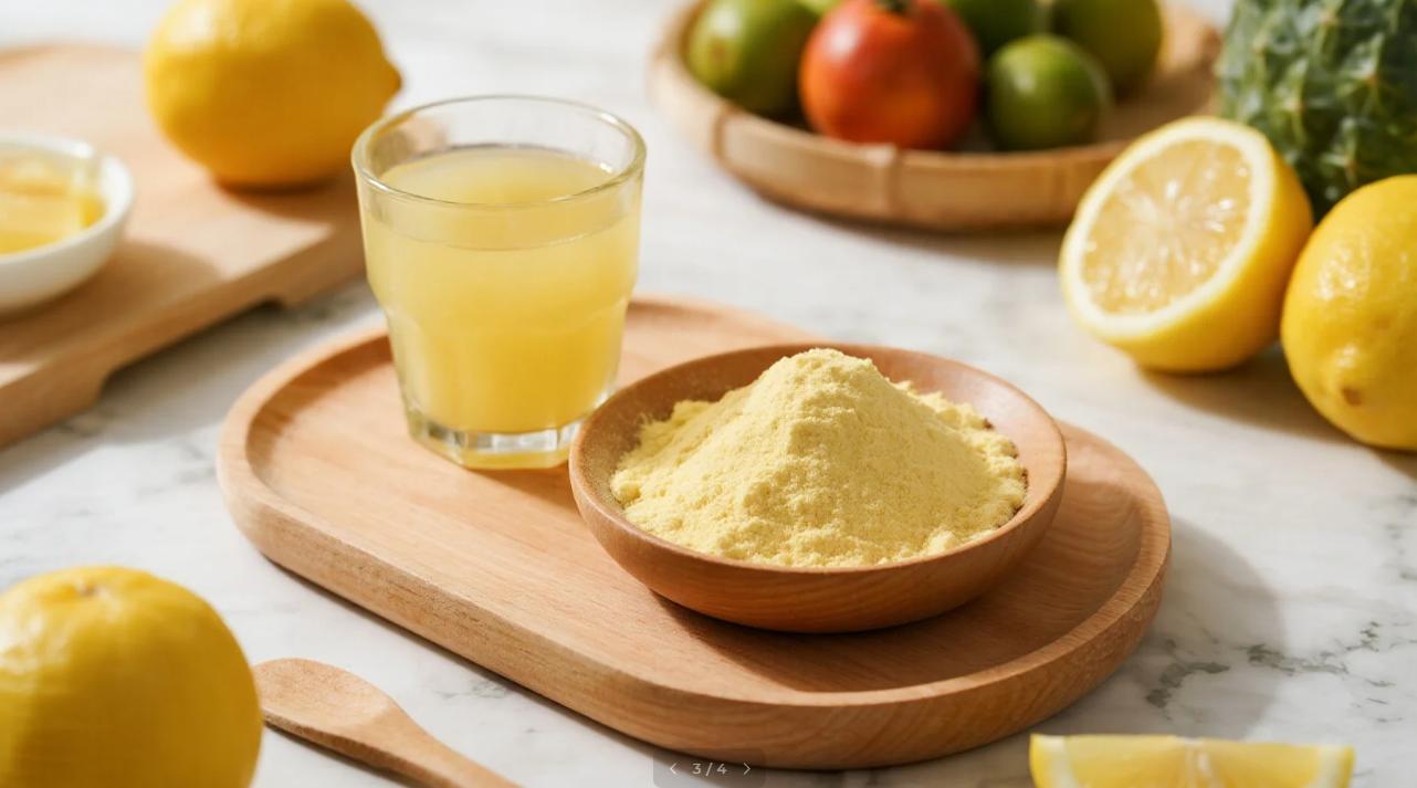 organic lemon powder & juice