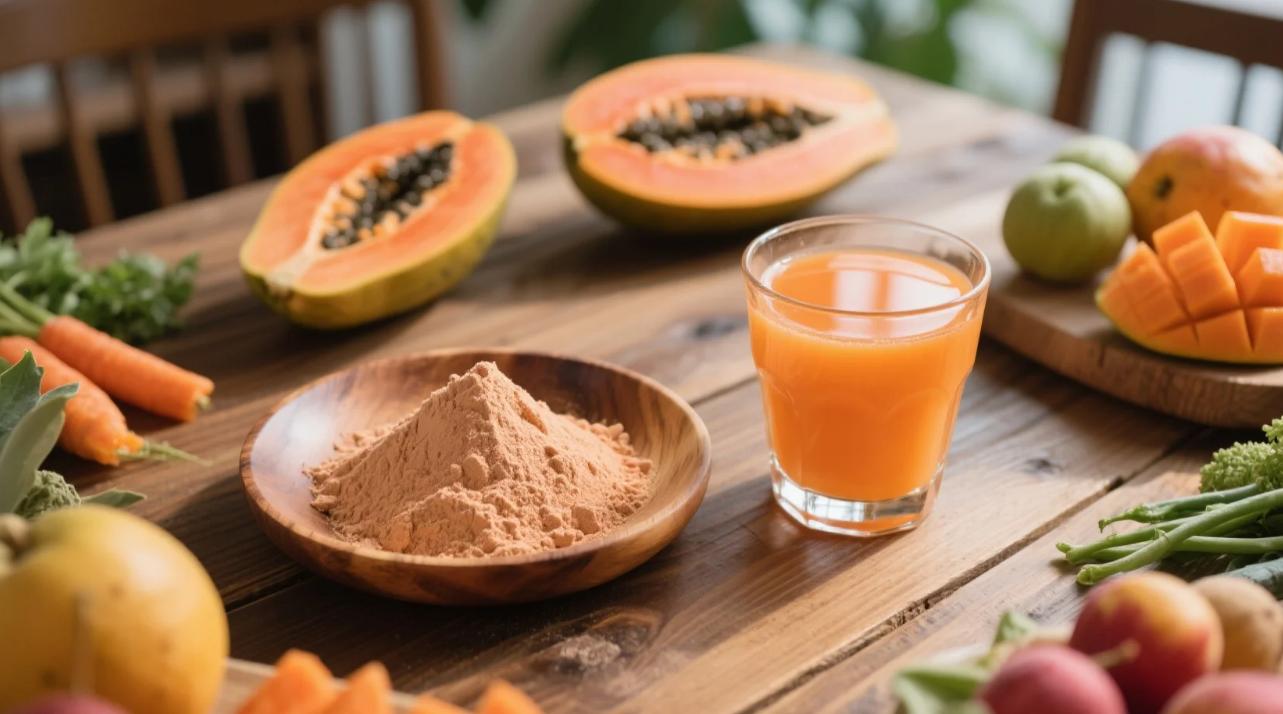 organic papaya powder & juice