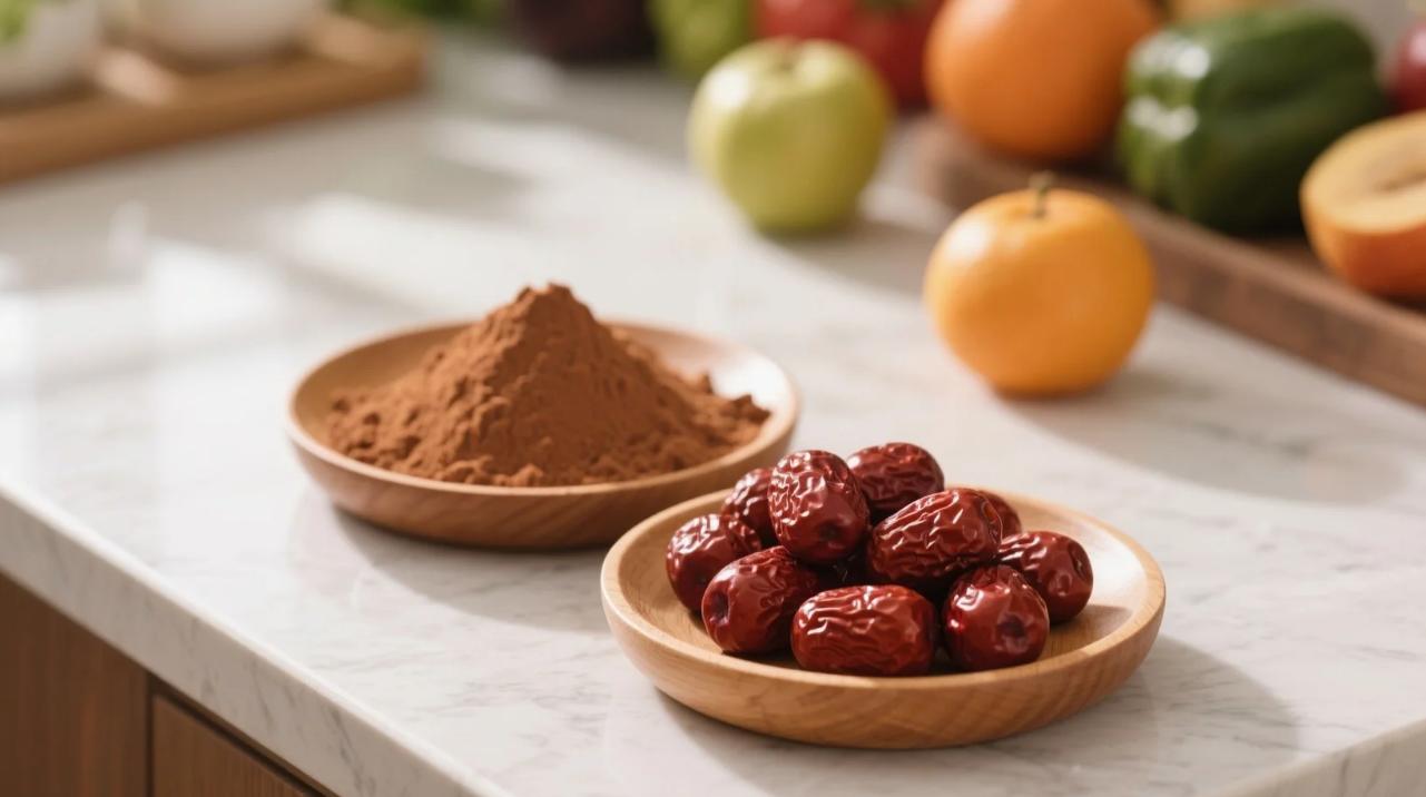 organic red dates & powder