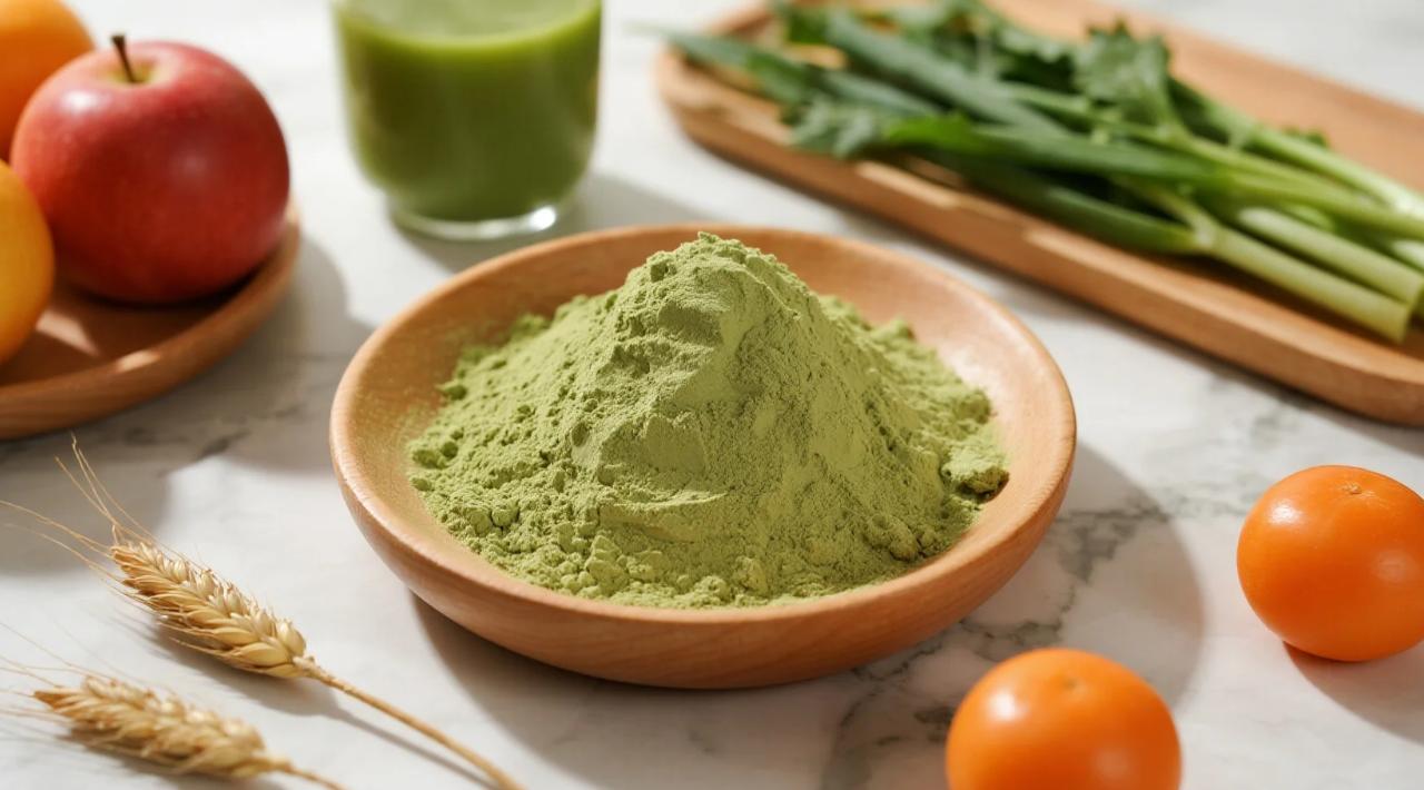 organic wheatgrass powder