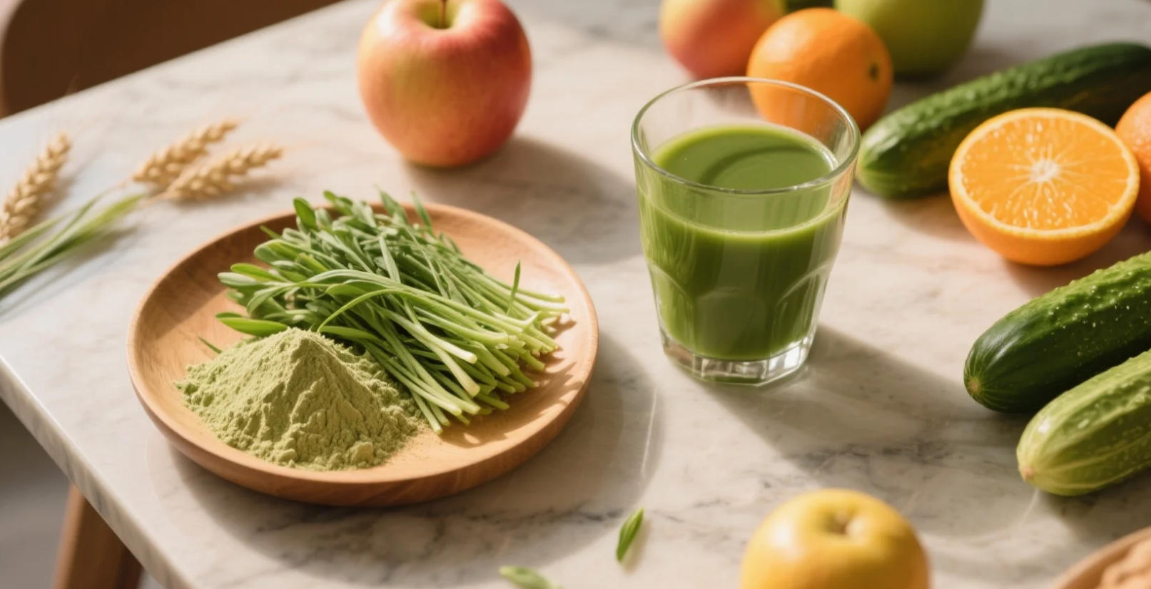 organic barley grass powder