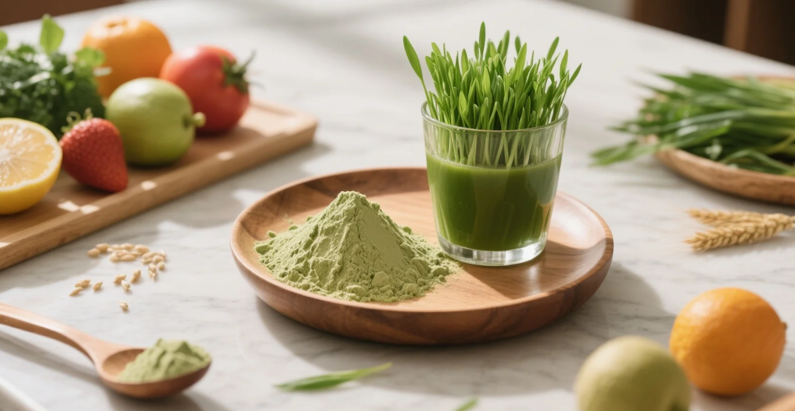 organic barley grass powder