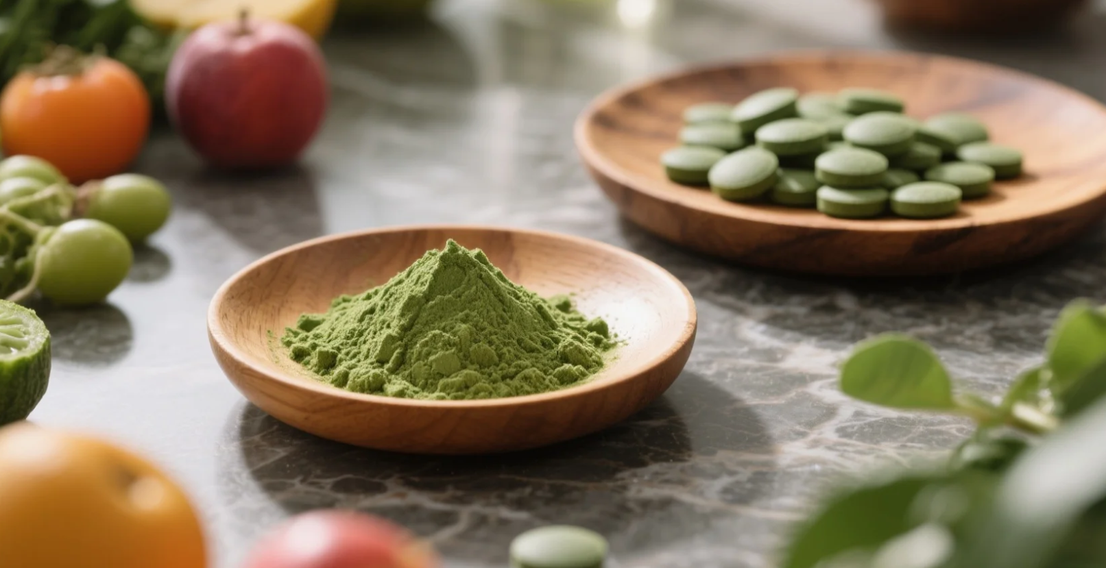 organic chlorella powder