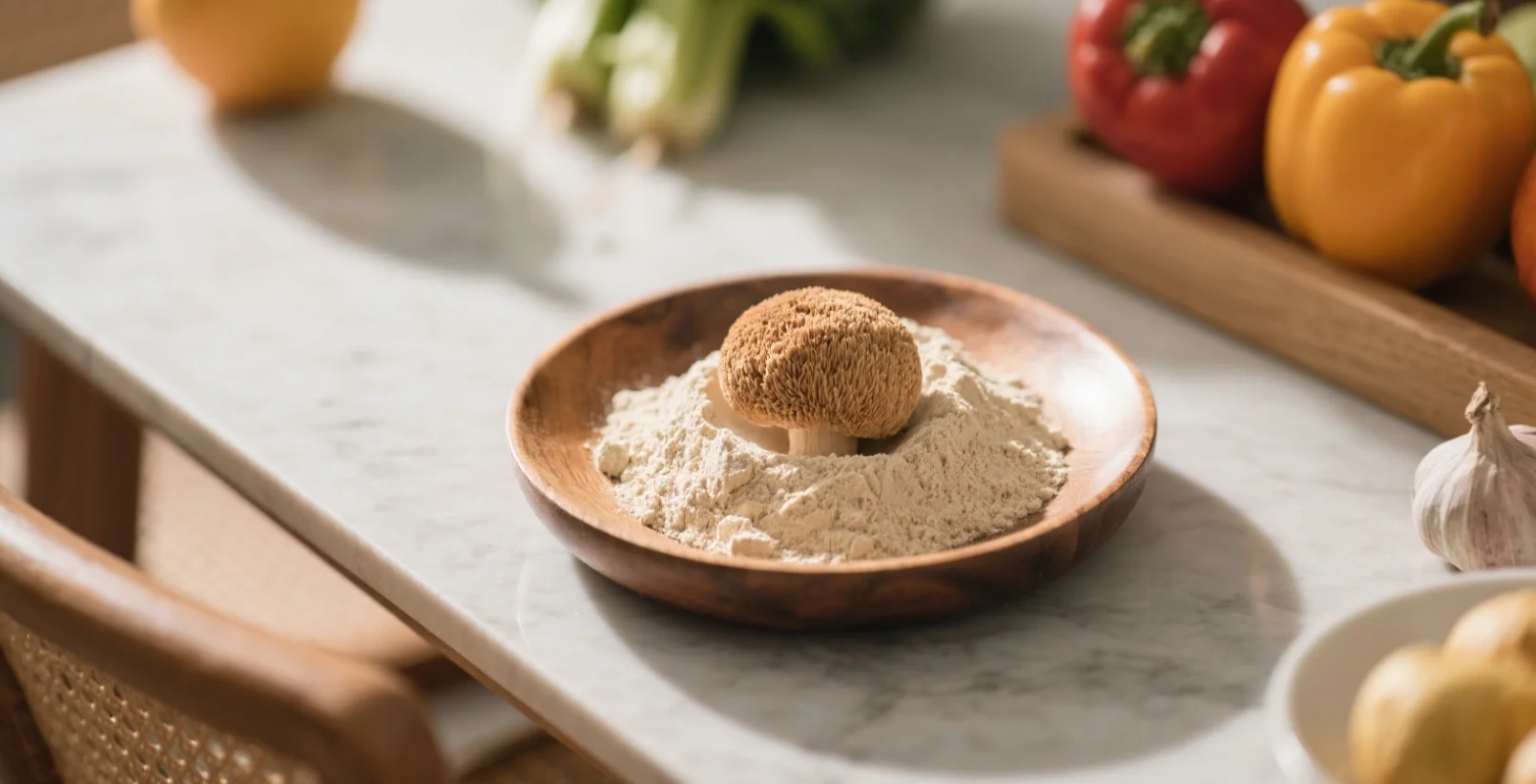 organic lion's mane powder
