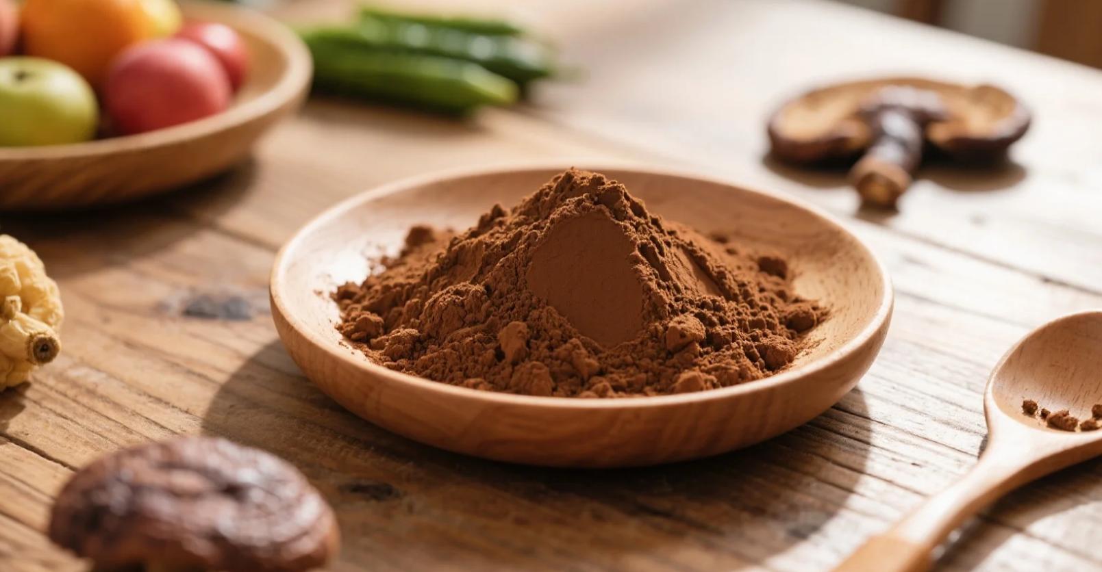 organic reishi mushroom powder