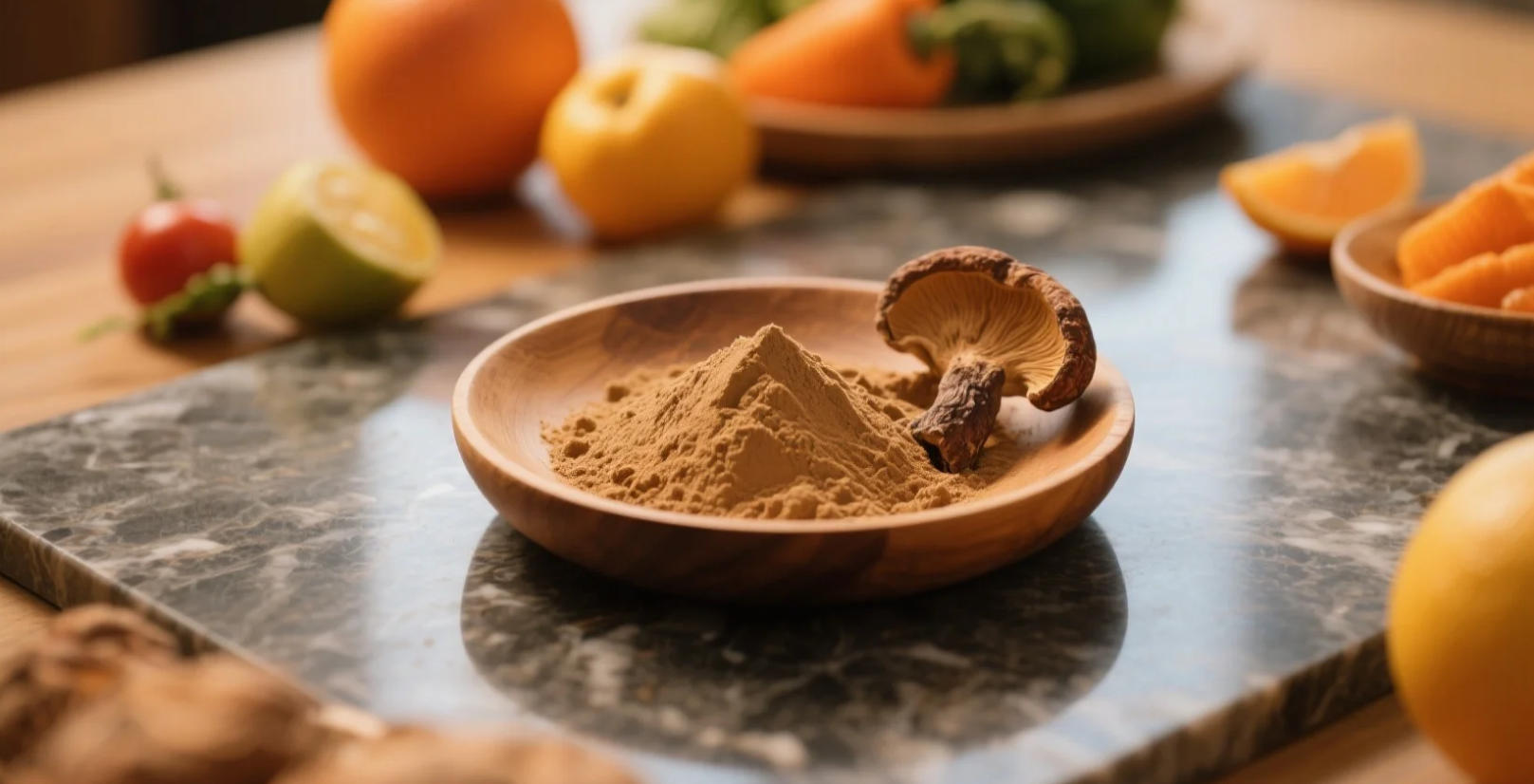 organic reishi mushroom powder