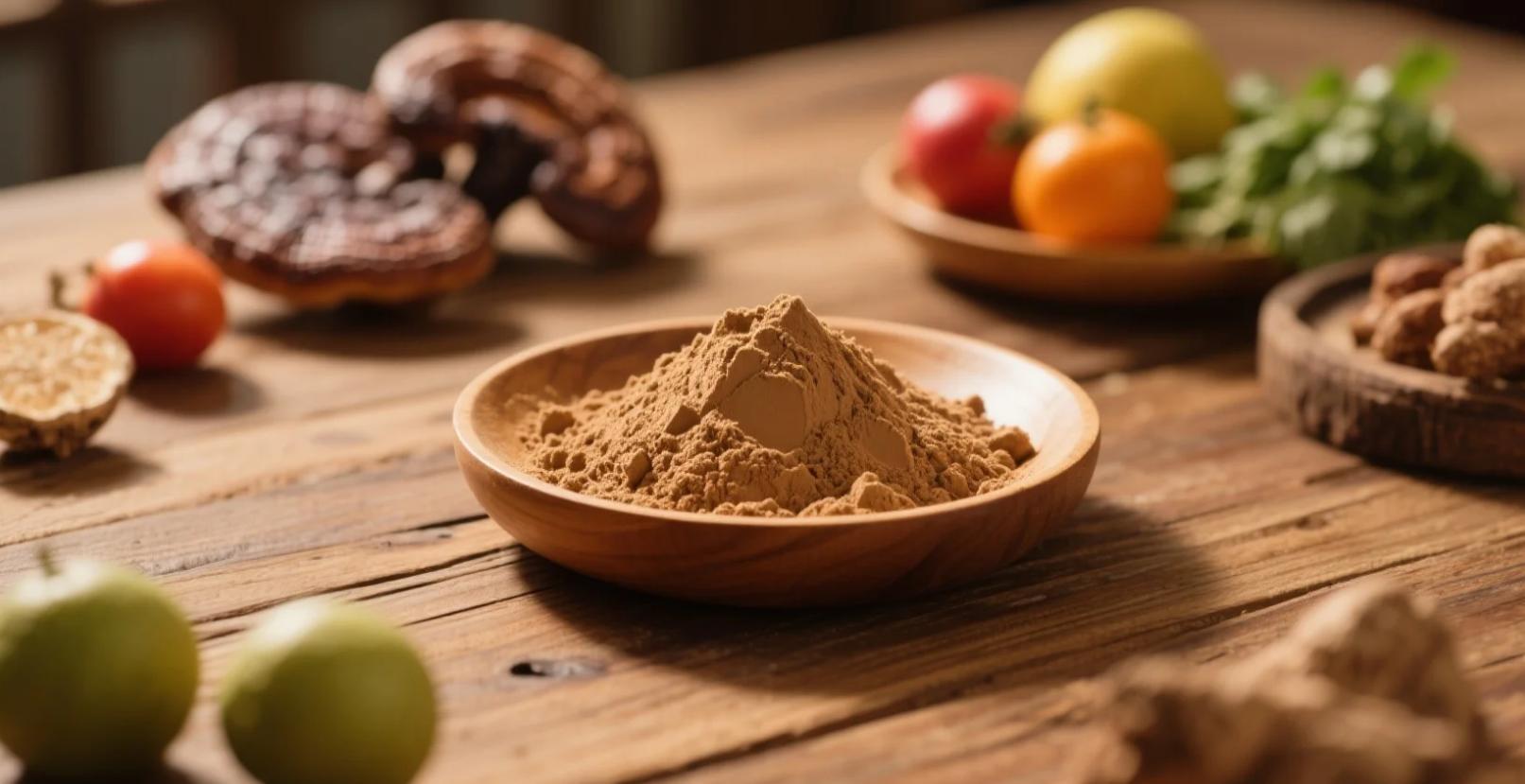 organic reishi mushroom powder