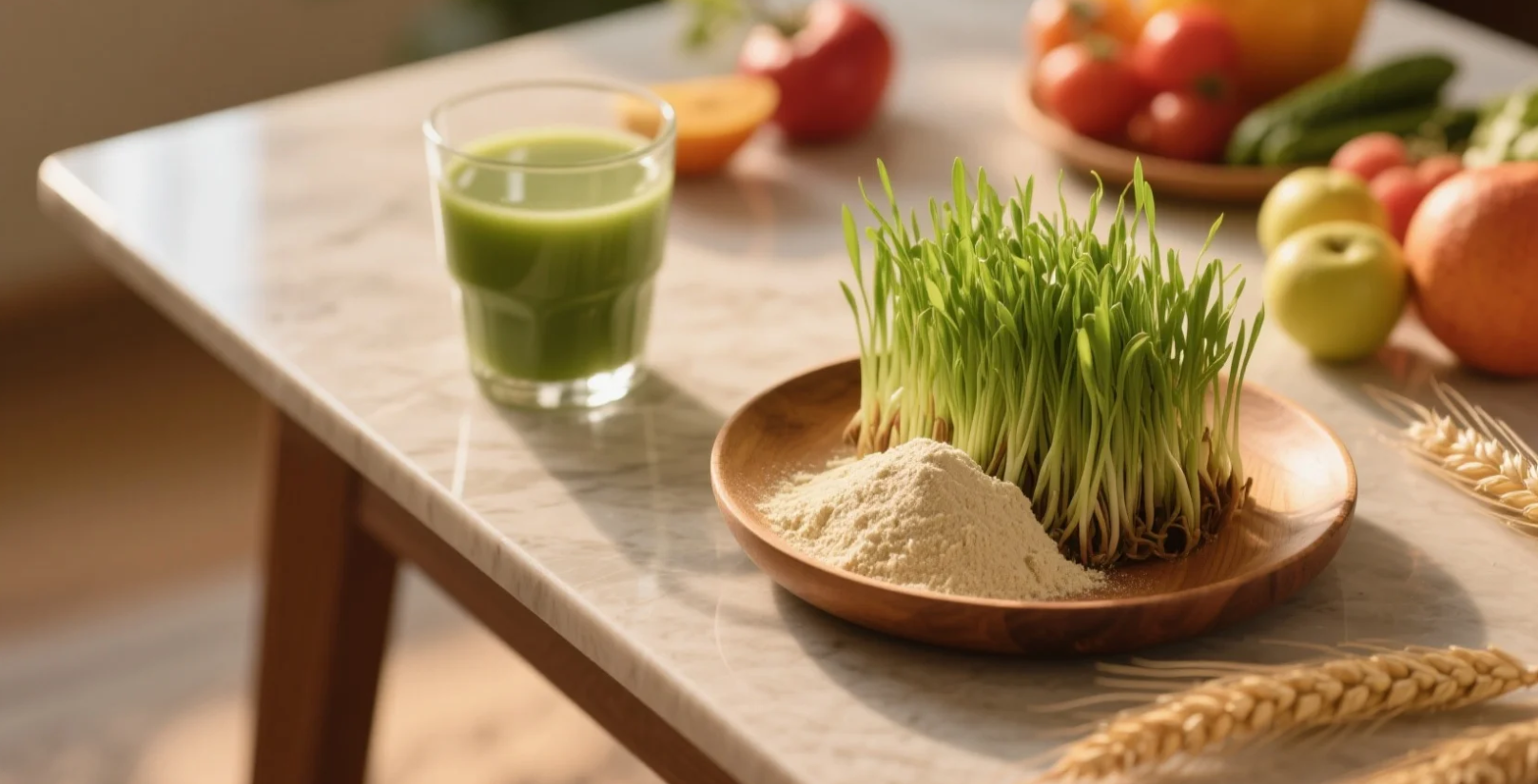 organic wheatrass powder