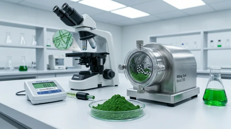 Organic Chlorella Powder: Technical Specifications, Cell Wall Disruption, And Quality Parameters Organic Chlorella Powder Technical Specifications, Cell Wall Disruption, And Quality Parameters