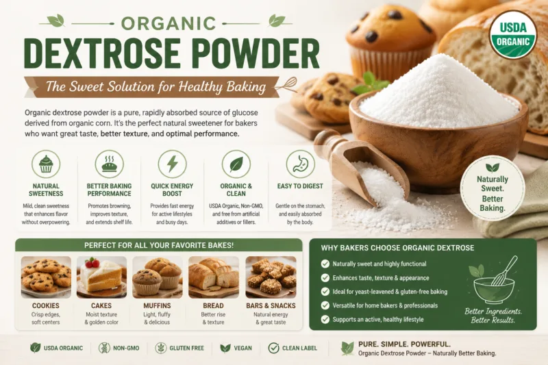 Organic Dextrose Powder: The Sweet Solution For Healthy Baking Organic Dextrose Powder The Sweet Solution For Healthy Baking