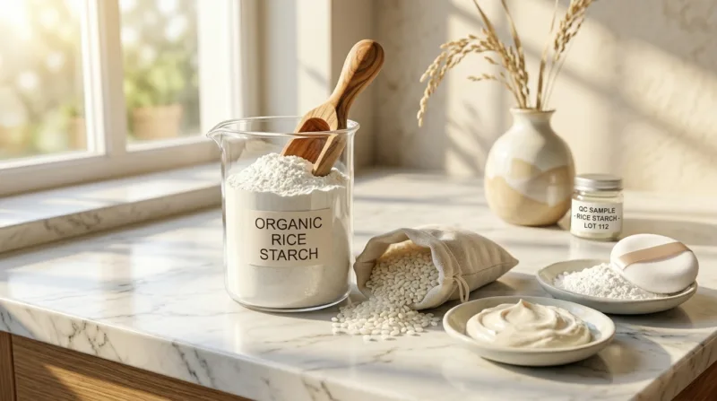 Organic Rice Starch Powder Applications Food, Cosmetic, And Industrial Uses