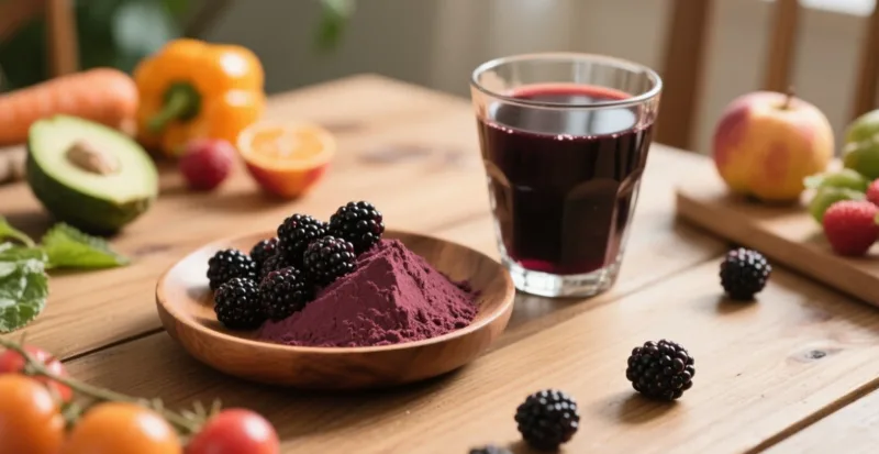 organic blackberry powder