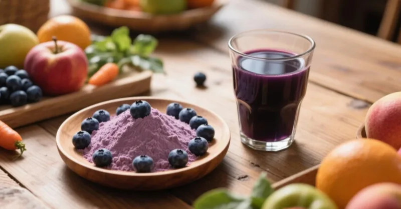 Organic Blueberry Juice Powder: A Natural Way To Improve Skin Radiance Organic Blueberry Powder