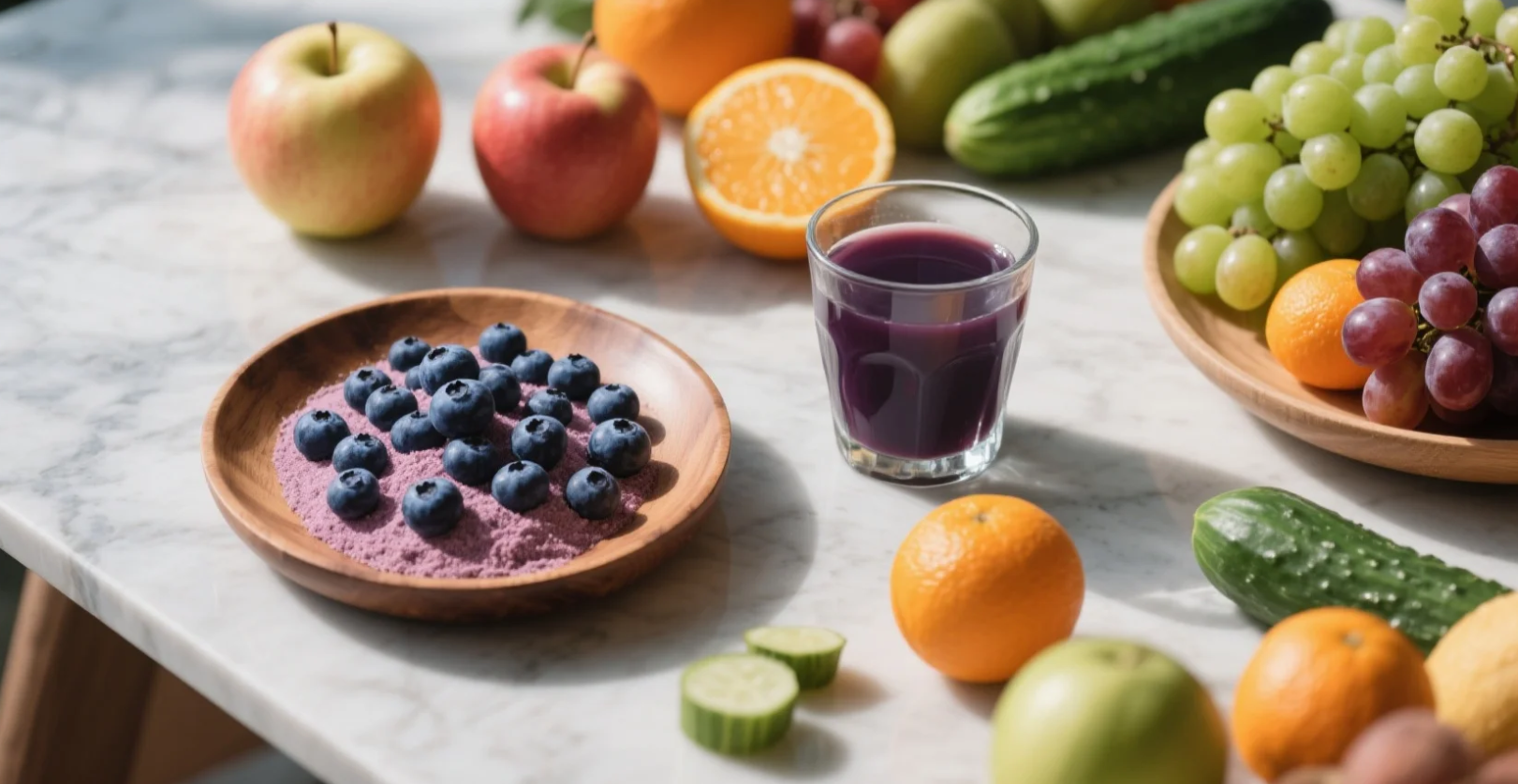 organic blueberry powder