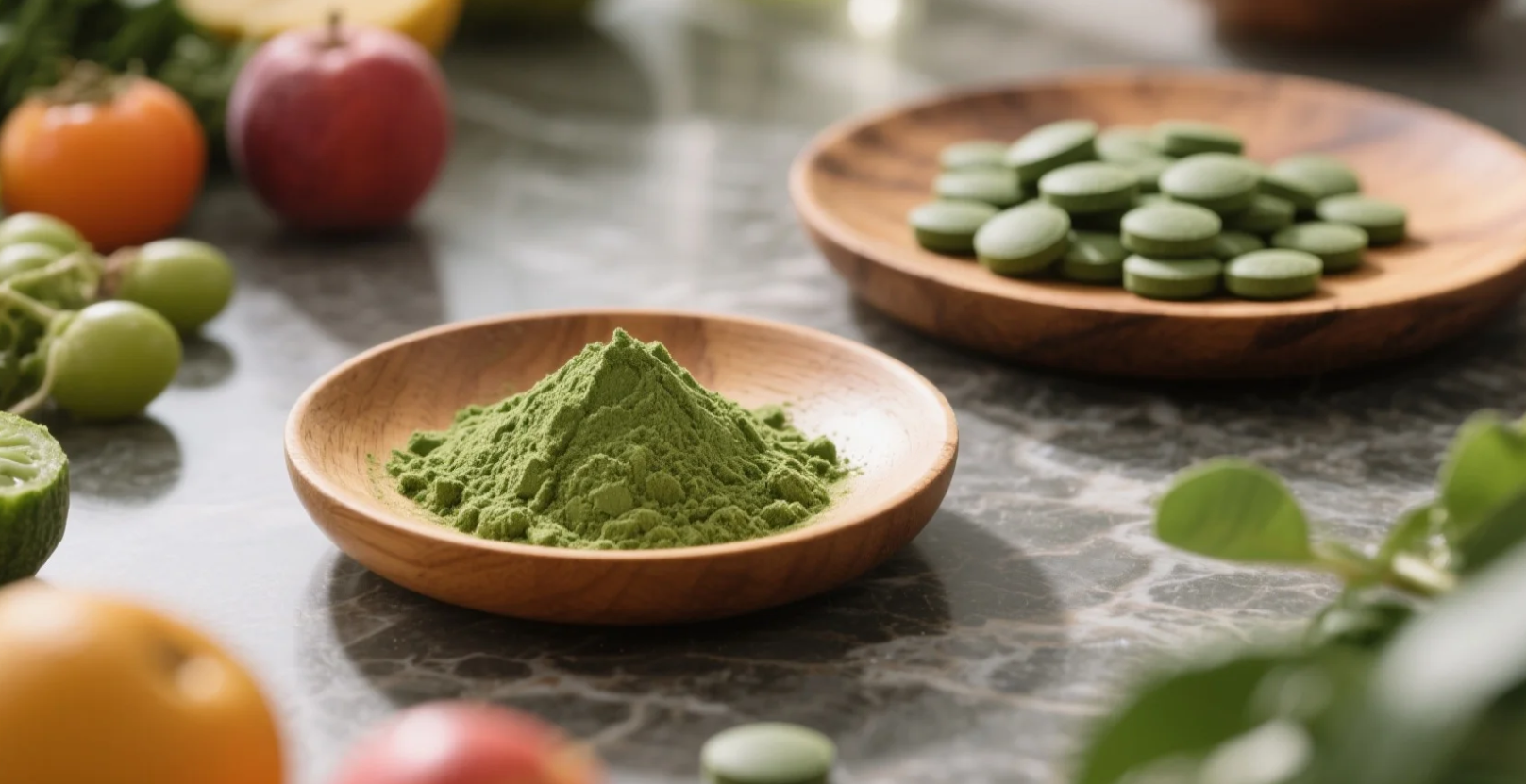 organic chlorella tablets & powder