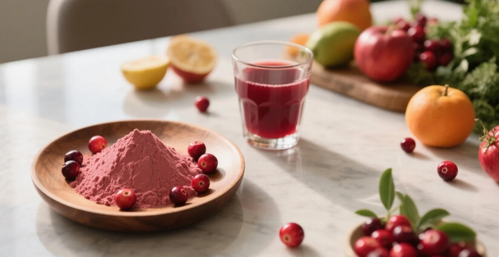 organic cranberry powder & juice